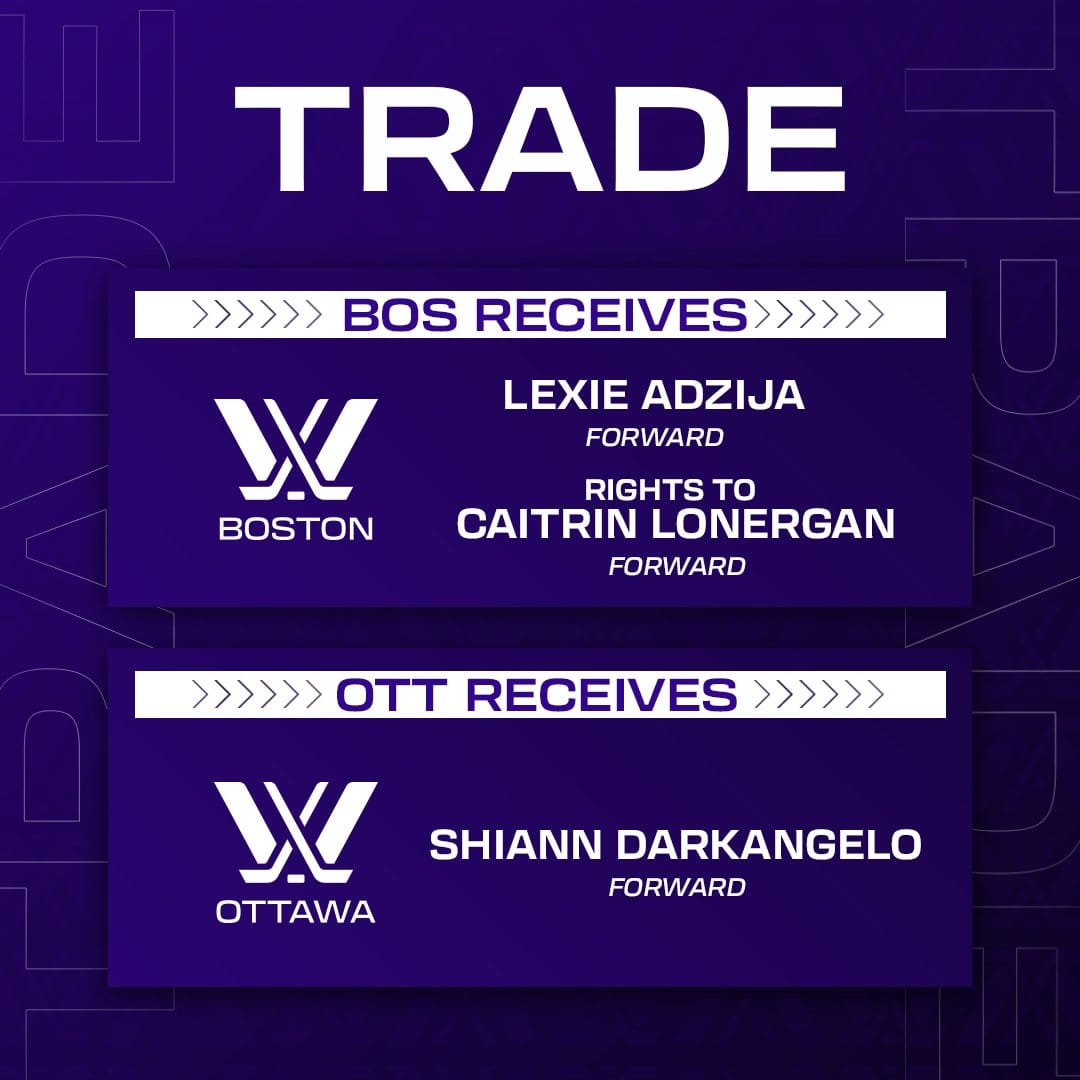 BREAKING: Boston Acquires Adzija, Lonergan for Darkangelo