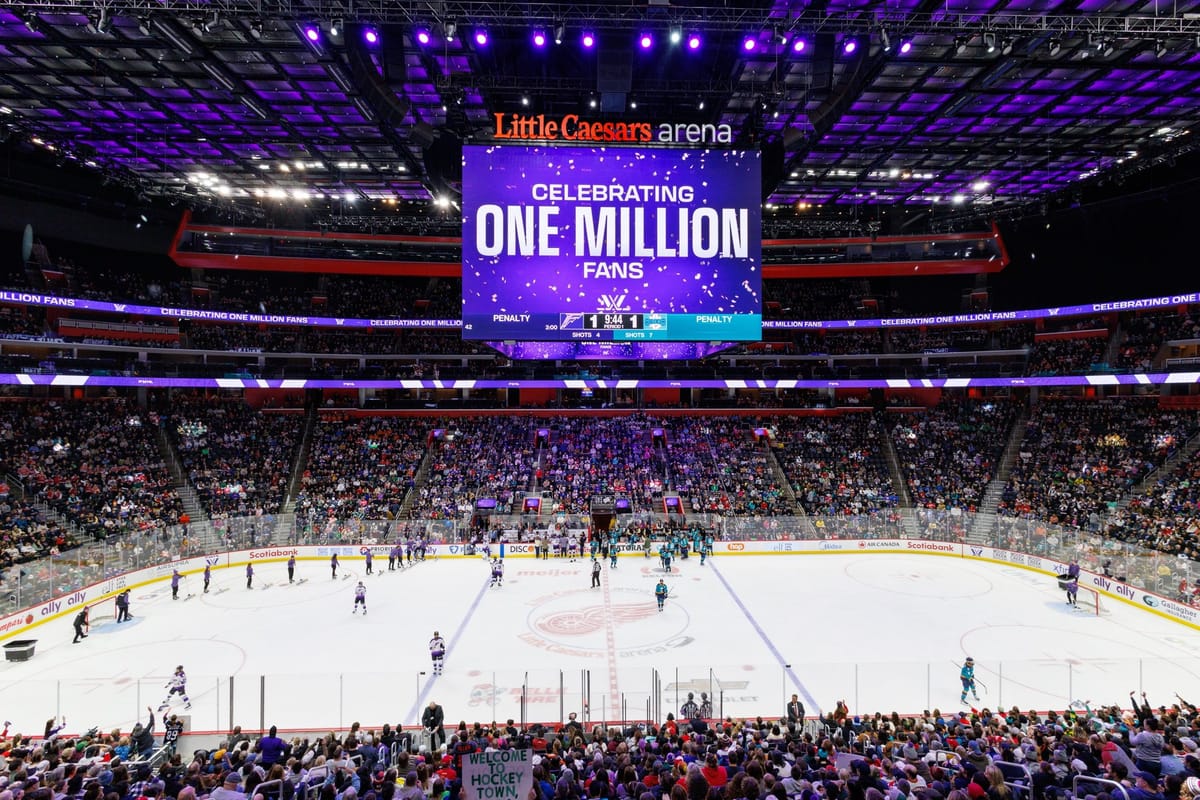 PWHL Surpasses One Million Fans