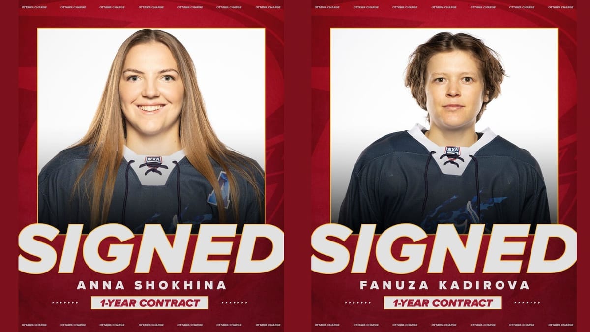 Ottawa Charge Signs Russian Olympians Shokhina & Kadirova