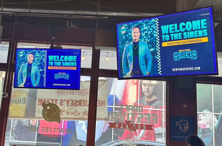 New York Sirens Welcome Kristýna Kaltounková