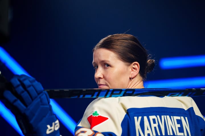 Michelle Karvinen poses for media day